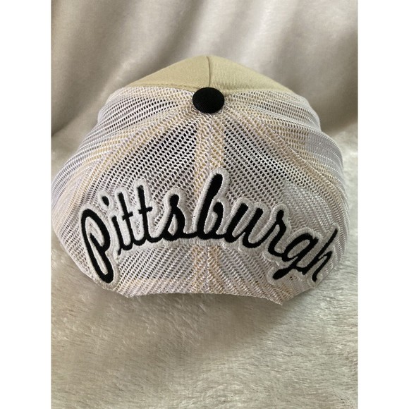 NHL Pittsburgh Penguins Reebok Adult Trucker Style Patch Logo Cap Hat Snapback - Picture 12 of 16